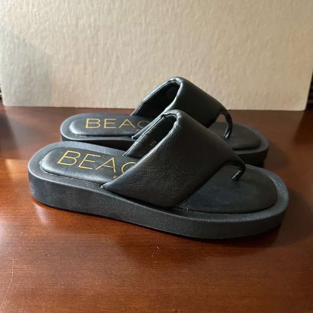 Beach By Matisse Black Slide Sandals - Picture 2 of 9